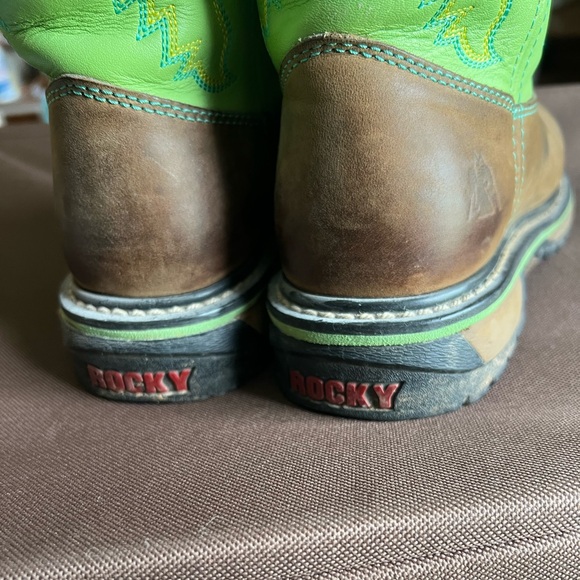 Green Rocky Boots - Picture 3 of 7